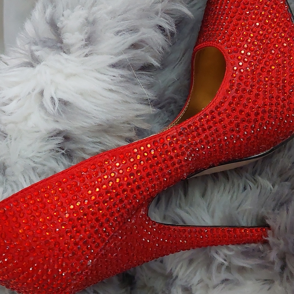 Stunning Ruby Red High Heels